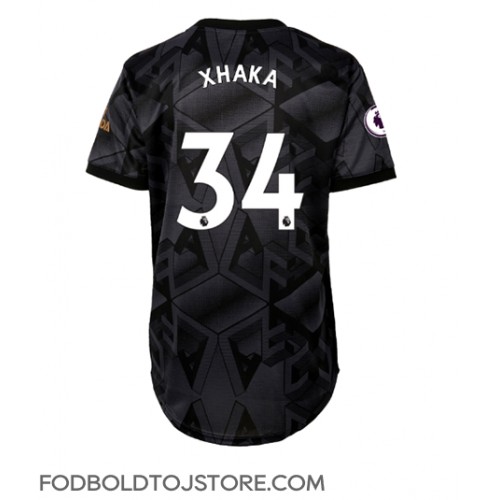 Arsenal Granit Xhaka #34 Udebanetrøje Dame 2022-23 Kortærmet
